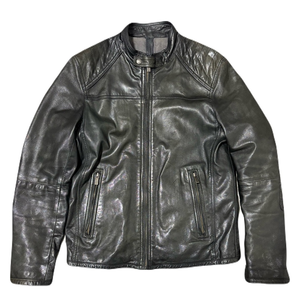 Massimo Dutti leather jacket